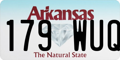AR license plate 179WUQ