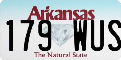 AR license plate 179WUS