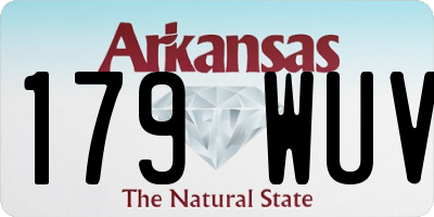 AR license plate 179WUV