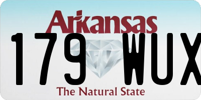 AR license plate 179WUX