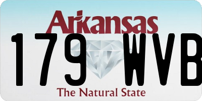 AR license plate 179WVB