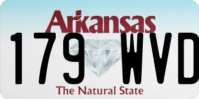 AR license plate 179WVD