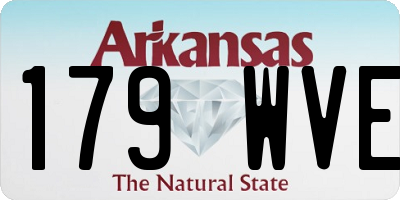 AR license plate 179WVE