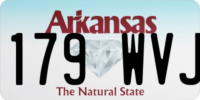 AR license plate 179WVJ