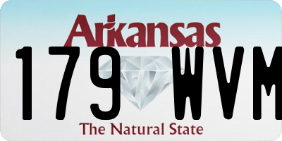 AR license plate 179WVM