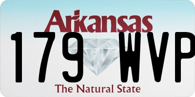 AR license plate 179WVP
