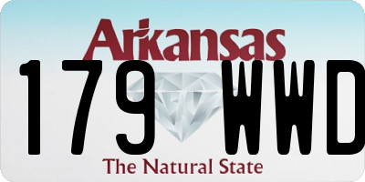 AR license plate 179WWD