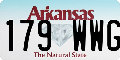 AR license plate 179WWG