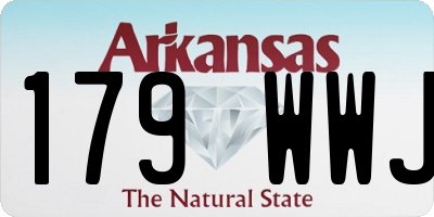 AR license plate 179WWJ