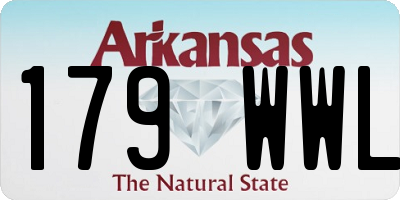 AR license plate 179WWL