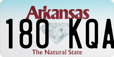 AR license plate 180KQA