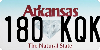 AR license plate 180KQK