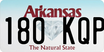 AR license plate 180KQP