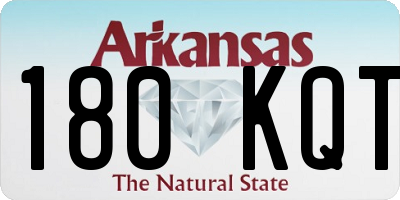 AR license plate 180KQT