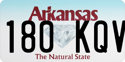 AR license plate 180KQV