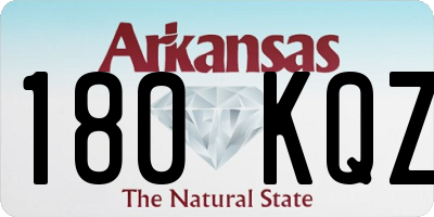 AR license plate 180KQZ