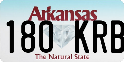 AR license plate 180KRB