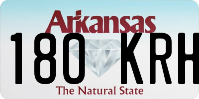 AR license plate 180KRH