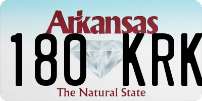 AR license plate 180KRK