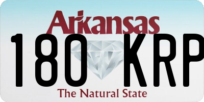 AR license plate 180KRP