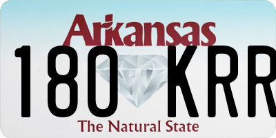 AR license plate 180KRR