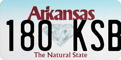 AR license plate 180KSB
