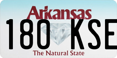 AR license plate 180KSE
