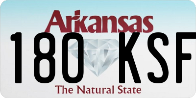 AR license plate 180KSF