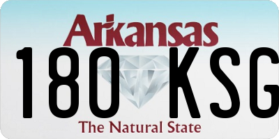 AR license plate 180KSG