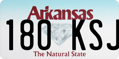 AR license plate 180KSJ