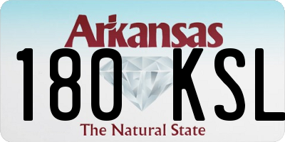 AR license plate 180KSL