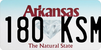 AR license plate 180KSM