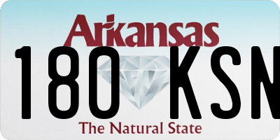 AR license plate 180KSN