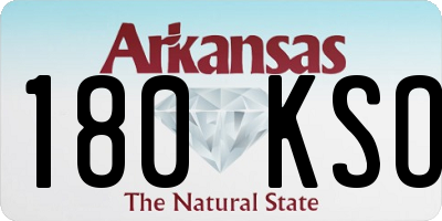 AR license plate 180KSO