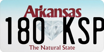 AR license plate 180KSP