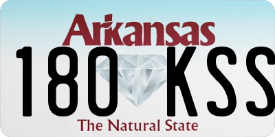 AR license plate 180KSS