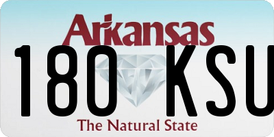 AR license plate 180KSU