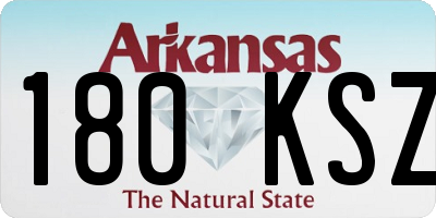 AR license plate 180KSZ