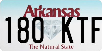 AR license plate 180KTF