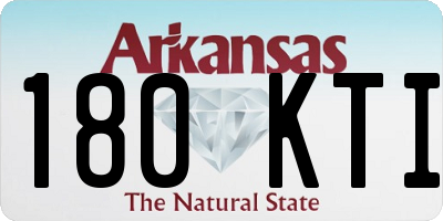 AR license plate 180KTI