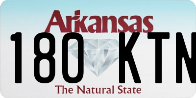 AR license plate 180KTN