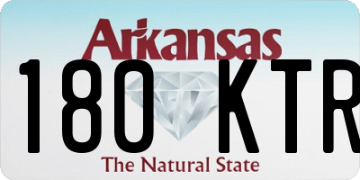 AR license plate 180KTR