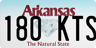 AR license plate 180KTS