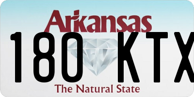 AR license plate 180KTX