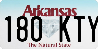 AR license plate 180KTY