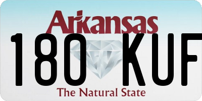 AR license plate 180KUF
