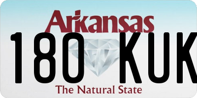 AR license plate 180KUK