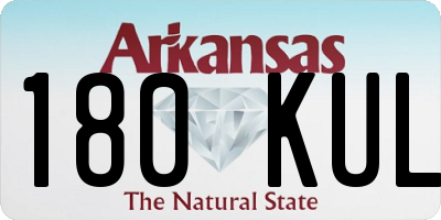 AR license plate 180KUL