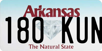 AR license plate 180KUN