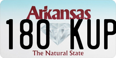 AR license plate 180KUP